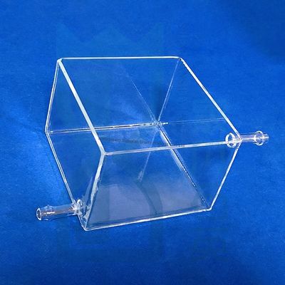 جودة  Photochemical Reactor Necessity Highly Transparent Quartz Tanks Density 2.2g/cm3 Fused Silica مصنع