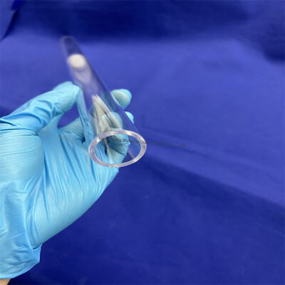 جودة  High temperature resistant 1100° transparent quartz glass tube quartz sand core tube مصنع