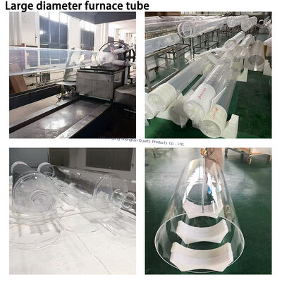 جودة  High Temperature Resistant Corrosion Resistant High Purity Quartz Glass Tube Fused Quartz Tube مصنع