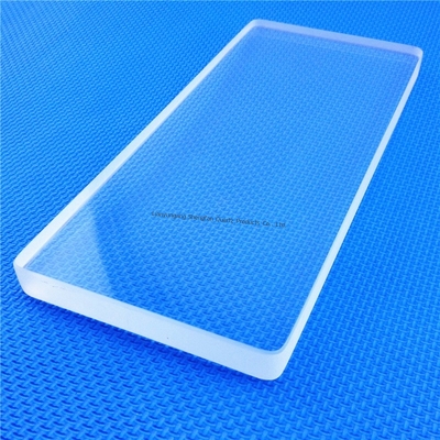 جودة  1-60mm High Purity Clear Fused Silica Plate Heat Resistance  Transparent Arc Silica Quartz Plate مصنع