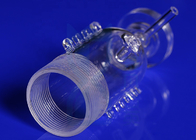 2.2g/Cm3 Science Lab Glassware Quartz Crucible Experimental Instrument Transparent