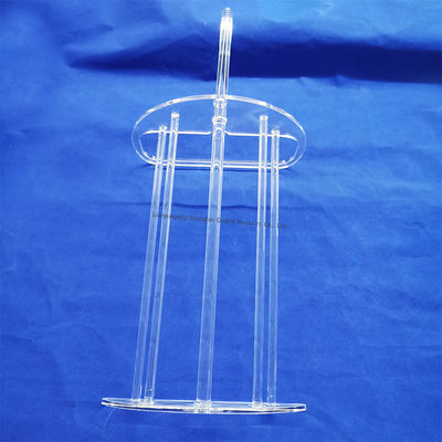 حامل رقاقة مشقوق قارب زجاج الكوارتز