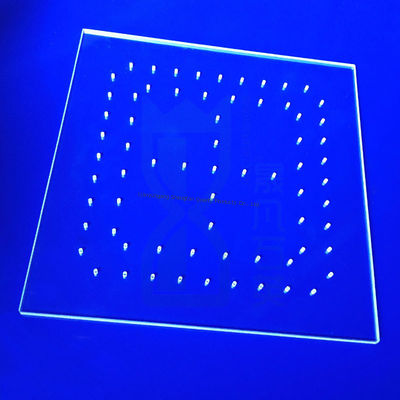 لوح كوارتز منصهر بدرجة عسكرية مع حجم قابل للتخصيص وتفاوت دقيق لتطبيقات درجات الحرارة العالية