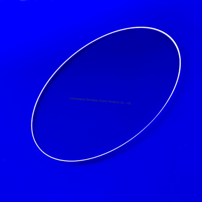 صفيحة زجاجية كوارزية UV شفافة مع SIO2 99.99٪ كثافة 2.2g / cm3