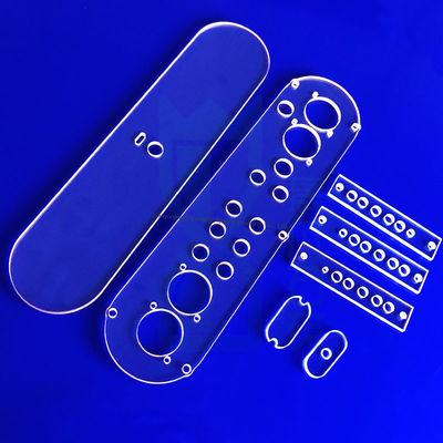 مصنع لوح زجاجي كوارز ذوبان بصري مخصص مع انتقال عالي