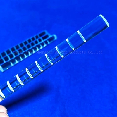 الانتهاء من CNC زجاج الكوارتز رود طحن اسطوانة بصرية واضحة تنصهر لأشباه الموصلات الشمسية