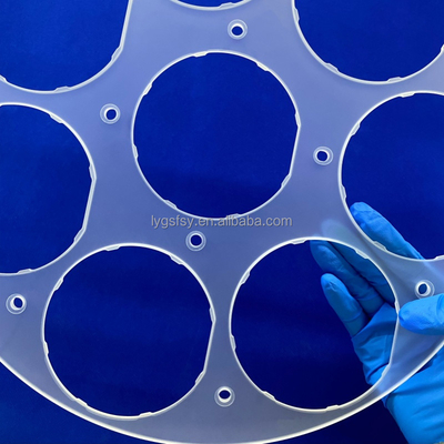 CNC الطلبية درجة حرارة عالية والكروسيا مقاومة أشباه الموصلات الكوارتز رقاقة شفرة
