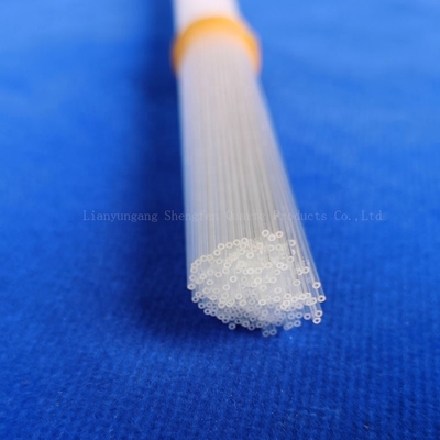 تخصيص درجة حرارة عالية ومقاومة للتآكل نقاء عالية الكوارتز الجدار الشعري سمك 0.25mm