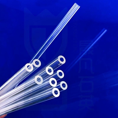 تخصيص درجة حرارة عالية ومقاومة للتآكل نقاء عالية الكوارتز الجدار الشعري سمك 0.25mm