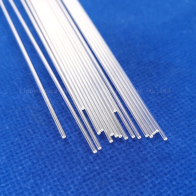 تخصيص درجة حرارة عالية ومقاومة للتآكل نقاء عالية الكوارتز الجدار الشعري سمك 0.25mm