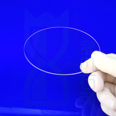 النافذة ذات النور العالي الشريحة الزجاجية الكوارتزية 2 "4" 6 " الكوارتز الوافر الوافر 0.3mm سمك