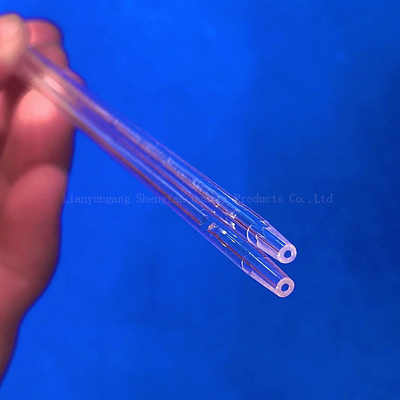 مصنع خصيص مقاومة درجات الحرارة العالية 1mm-10mm قطر صغير الشعيرات الدموية أنبوب الزجاج الكوارتز