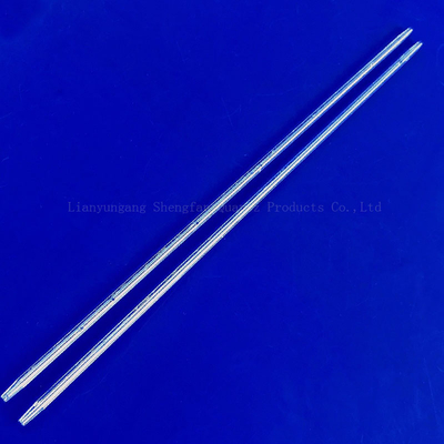 مصنع خصيص مقاومة درجات الحرارة العالية 1mm-10mm قطر صغير الشعيرات الدموية أنبوب الزجاج الكوارتز