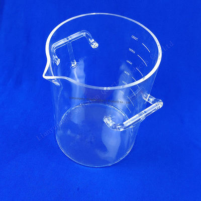 Manufacturer Customized  Quartz Glass High Form Berzelius Beakers