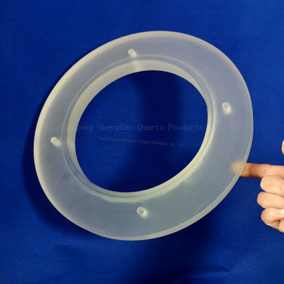 أجزاء زجاج الكوارتز الخاصة المصنوعة في المصنع والمقاومة لدرجات الحرارة العالية والمقاومة للتآكل والشفافة وغير الشفافة لدعم العينات