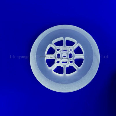 أجزاء زجاج الكوارتز الخاصة المصنوعة في المصنع والمقاومة لدرجات الحرارة العالية والمقاومة للتآكل والشفافة وغير الشفافة لدعم العينات