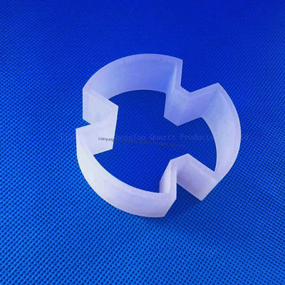 أجزاء زجاج الكوارتز الخاصة المصنوعة في المصنع والمقاومة لدرجات الحرارة العالية والمقاومة للتآكل والشفافة وغير الشفافة لدعم العينات