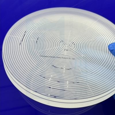 لوحة زجاج كوارتز مخصصة CNC لدرجات الحرارة العالية لآلة المعالجة