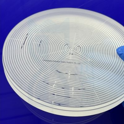 نقاء عالي SIO2 99.99٪ مقاومة درجات الحرارة العالية 1100°C صفيحة الزجاج الكوارتز