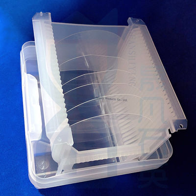 لوحات زجاج الكوارتز فائقة النحافة وعالية الشفافية بحجم 2 و 4 و 6 بوصات لمختبرات أشباه الموصلات