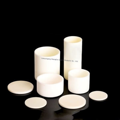 99% Alumina Ceramic Crucible With High Density And Max Working Temperature 1600C