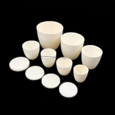 99% Alumina Ceramic Crucible With High Density And Max Working Temperature 1600C