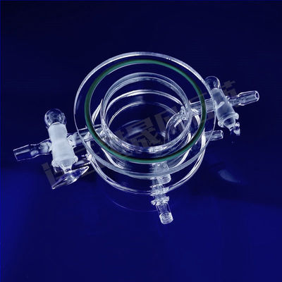 معدات كيميائية مختبرية عالية الجودة 500ml 1000ml الكوارتز المفاعل الكوارتز الفوتوكيميائي