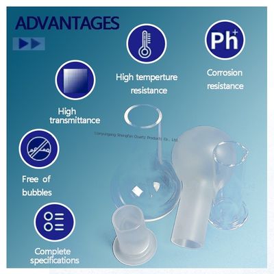 الزجاجية الصلبة المذابة بالكوارتز مع المفاصل