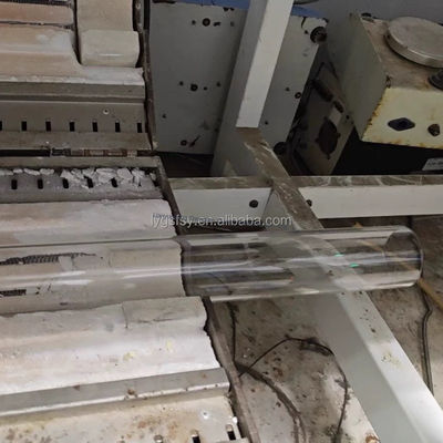 Customized Large Diameter Fused Silica Pipe Semiconductor Quartz Glass Tube Excellent UV Transmission