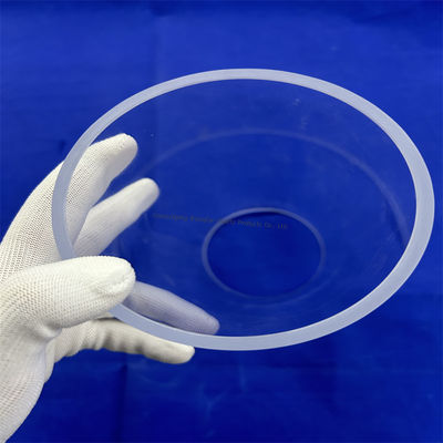 أنبوب زجاج الكوارتز المنصهر لفرن CVD عالي النقاء والمقاوم لدرجات الحرارة العالية 1100 درجة مئوية