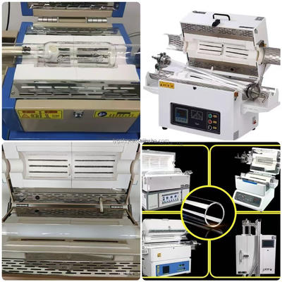 أنبوب زجاج الكوارتز المنصهر لفرن CVD عالي النقاء والمقاوم لدرجات الحرارة العالية 1100 درجة مئوية
