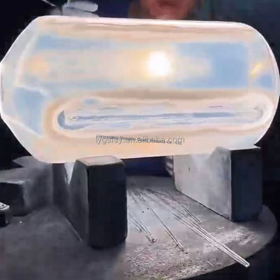 تخصيص OD 100-1000mm نقاء عالي SiO2> 99.99٪ أنبوب الزجاج الكوارتز للأفران مع درجة حرارة عمل 1250 °C