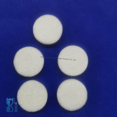 أداة المختبر لتصفية الغاز والسائل، رمل الكوارتز، قلب الكوارتز، قرص مرشح الكوارتز