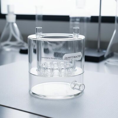 مفاعل الكوارتز ذو الطبقة المزدوجة عالية الشفافية المقاومة للتآكل