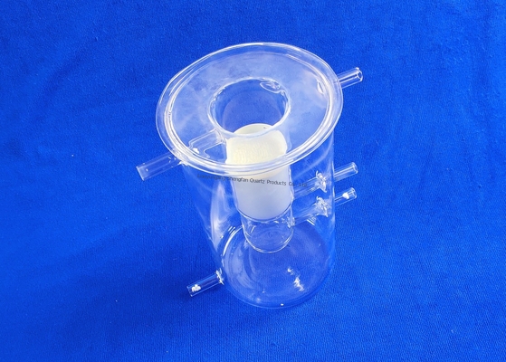 نفاذية عالية مختبر العلوم الأواني الزجاجية مختبر الأواني الزجاجية المهنية تصميم الكوارتزواليت زجاجي