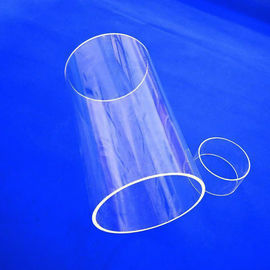 Corrosion Resistance Fused Quartz Tube , Quartz Test Tube 3-300mm OD