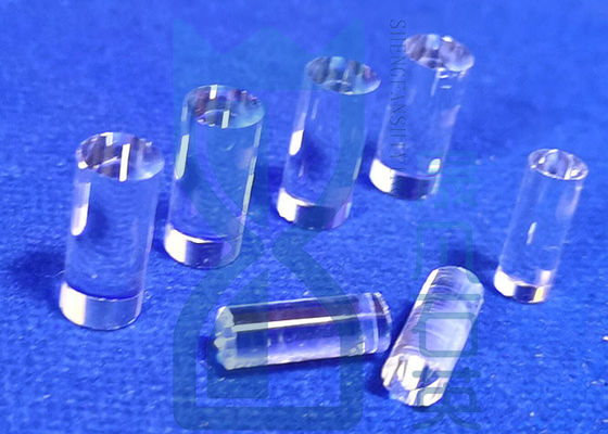 Customized Diameter Clear Fused Quartz Glass Rod High Precision Optical Quartz Glass Light Guide Rod