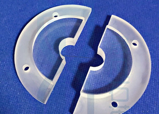 دقة عالية JGS1 JGS2 JGS3 صفيحة الزجاج الكوارتز زجاج ورقة الكوارتز CNC عملية قطع إلى الحجم الصلبة السيليكا قرص الزجاج الكوارتز