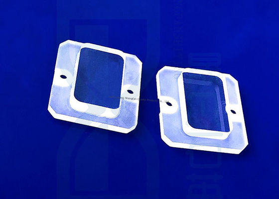 دقة عالية JGS1 JGS2 JGS3 صفيحة الزجاج الكوارتز زجاج ورقة الكوارتز CNC عملية قطع إلى الحجم الصلبة السيليكا قرص الزجاج الكوارتز