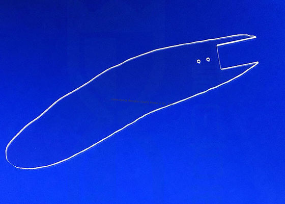 صفيحة الكوارتز الزجاجية عالية المقاومة مربع صفيحة الكوارتز كثافة 2.2g/cm3 SIO2 99.99%