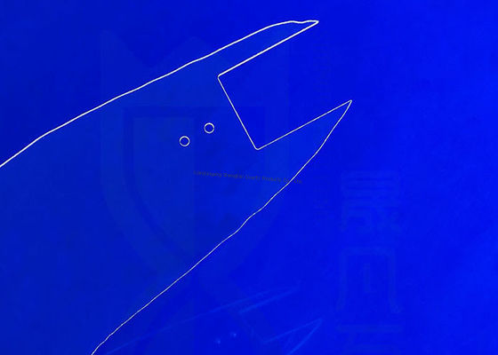 طبقة زجاجية من الكوارتز ذات درجة حرارة عالية مخصصة لجهاز التشطيب مع تسامح ± 0.02mm ودرجة حرارة عمل 1150C