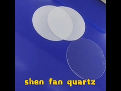 خطوة واضحة تنصهر لوحة الكوارتز تلميع نافذة شفافة لا فقاعة الهواء