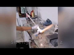 معالجة أنبوب الكوارتز الزجاجي من النار الملمع ثني درجة حرارة عالية