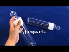 خزان تنظيف زجاج الكوارتز المقاوم للحمض والقلويات 1100 ℃ مفاعل طبق الثقافة