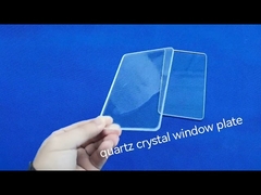 High Transmittence Quartz Glass Plate Round Windows Disc Heat Resistant