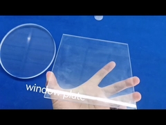 لوح زجاج كوارتز مسطح للوحة مسطحة زجاج رؤية بصرية نافذة