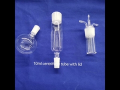 مختبر العلوم غلاية مفاعل النار الكوارتز 10-100 مل أنبوب زجاجي للطرد المركزي بالزيت