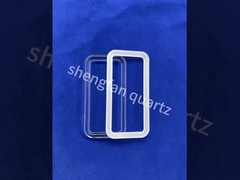 حلقة الكوارتز الشفافة المقاومة لدرجات الحرارة العالية