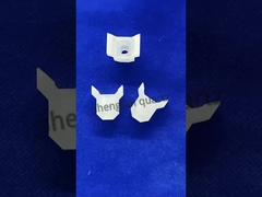 أوراق الكوارتز المثقوبة المزخرفة غير الشفافة للشرائح نصف الموصلة