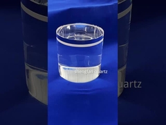 عبارة عن عصا الكوارتز الشفافة بالكامل ذات الفتحات